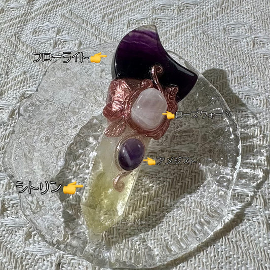 【天然石】水晶の杖